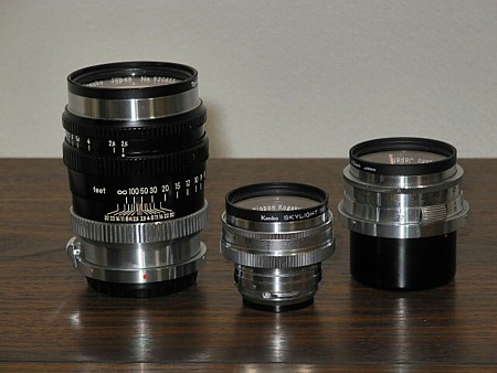 距離計式ライカL39 シャハト・ウルム製トラベゴン35mmF3.5 - レンズ(単